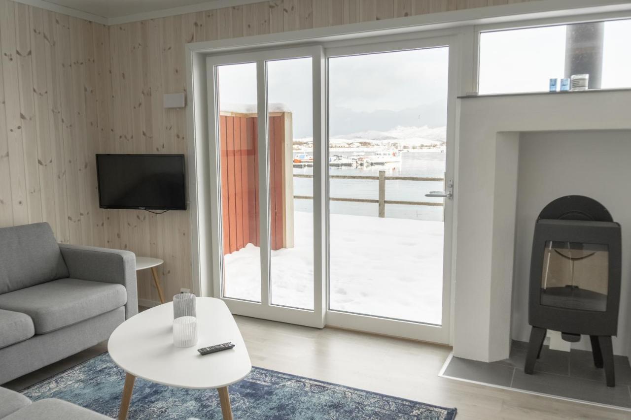 Вілла Brand New Nappstraumen Seaview Cabin Gravdal  Екстер'єр фото