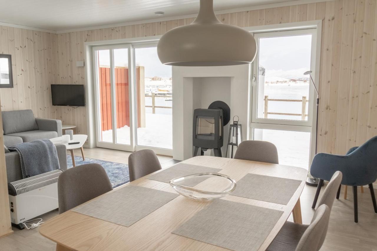 Вілла Brand New Nappstraumen Seaview Cabin Gravdal  Екстер'єр фото
