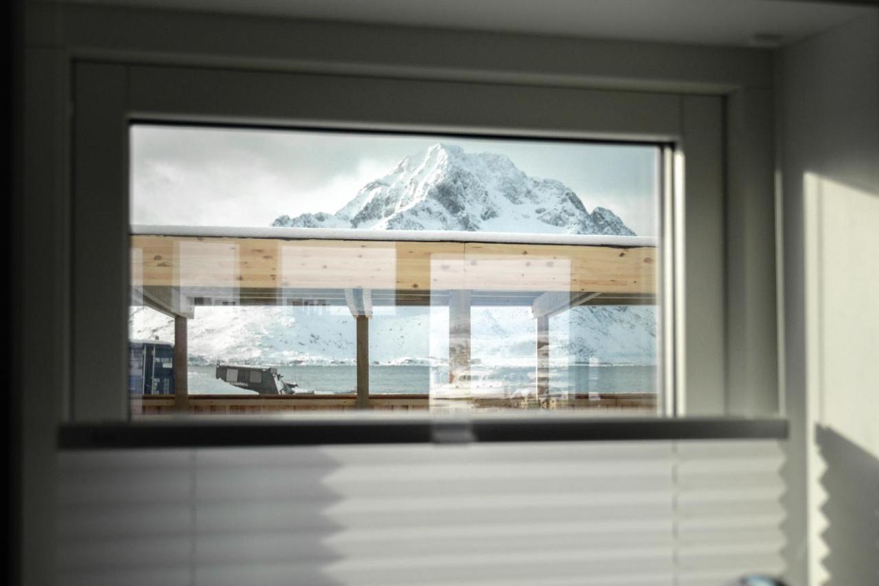 Вілла Brand New Nappstraumen Seaview Cabin Gravdal  Екстер'єр фото
